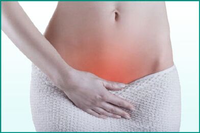 Douleur périnéale chez une femme atteinte de cystite